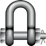 Alloy Bow Shackles - Type A Screw Pin