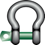 Alloy Bow Shackle - Type E Safety Pin
